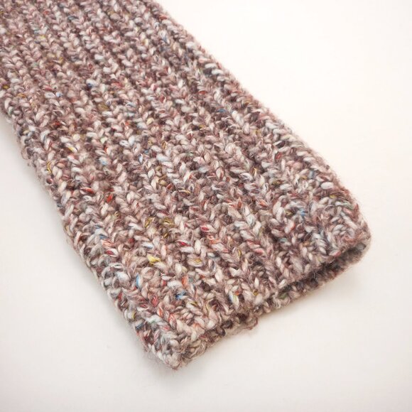 Christopher & Banks Womens PM Open Front Cardigan Sweater Brown Speckled Pockets - Picture 11 of 12